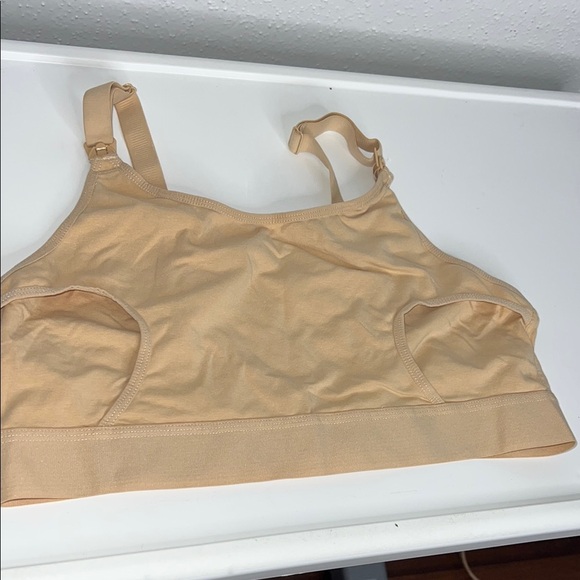 no brand Other - Tan seamless Maternity Bra with Adjustable Straps and Supportive Band